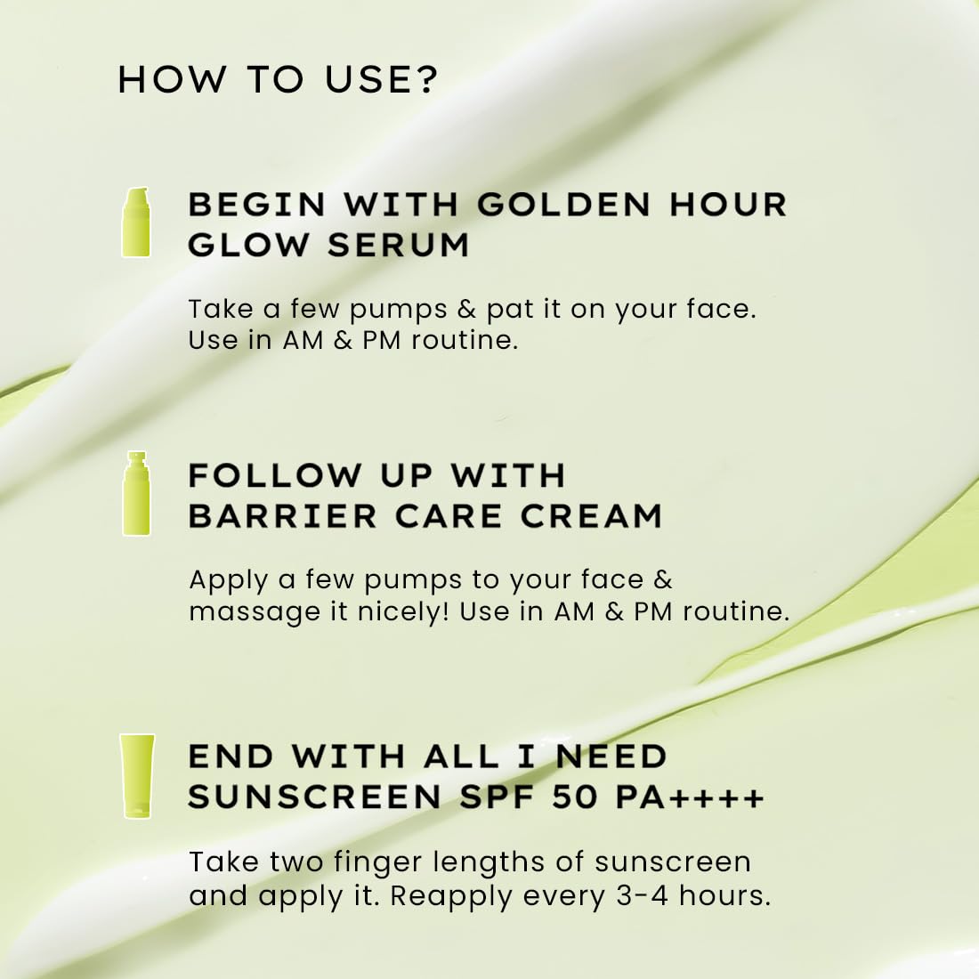 Hyphen Daily Face Care Regime for Combination & Oily Skin | 3 Step Facial Kit Routine with Face Serum, Face Cream & Sunscreen SPF 50 To Control Excess Oil & Improve Skin Barrier | Value Pack of 3