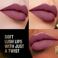 Lakmé Forever Matte Lipstick, Made With French Rose Oil Extracts, Mauve Envy, 4.5G