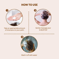 INDUS VALLEY Colour Protective Shampoo 200 ml Without Sles, No Parabens, Ph 5.5 with Natural Damage Free Gel Colour Medium Brown 4.00 Gel Hair Colour (20 g, 200 +200ml = 400 ml)