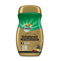 Zandu Shilajitprash, combination of Shilajit and selected herbs of Chyawanpash, a powerhouse of 47 potent Ayurvedic herbs | 3 Action formula to boost strength, stamina & immunity | 900 Gm