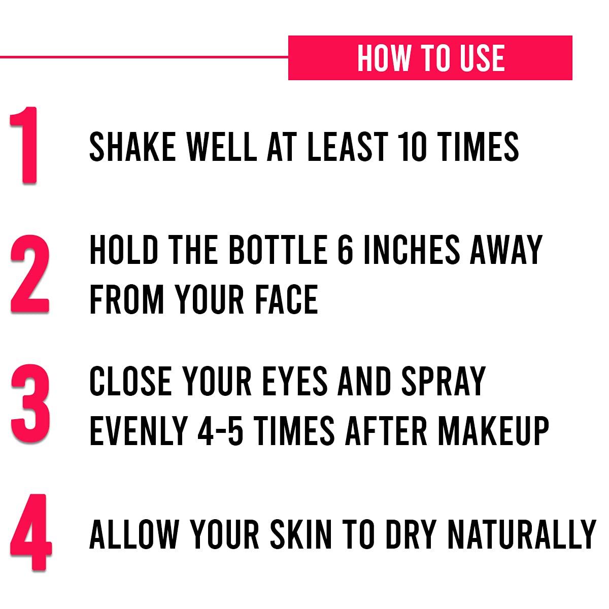 Spawake Makeup Fixer Spray with Vitamin B6, Perfect Makeup Keep Mist, 50ml