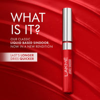 Lakmé Jewel Sindoor, Maroon, Quick Drying, Long Lasting, Liquid Sindoor, 4.5 ml