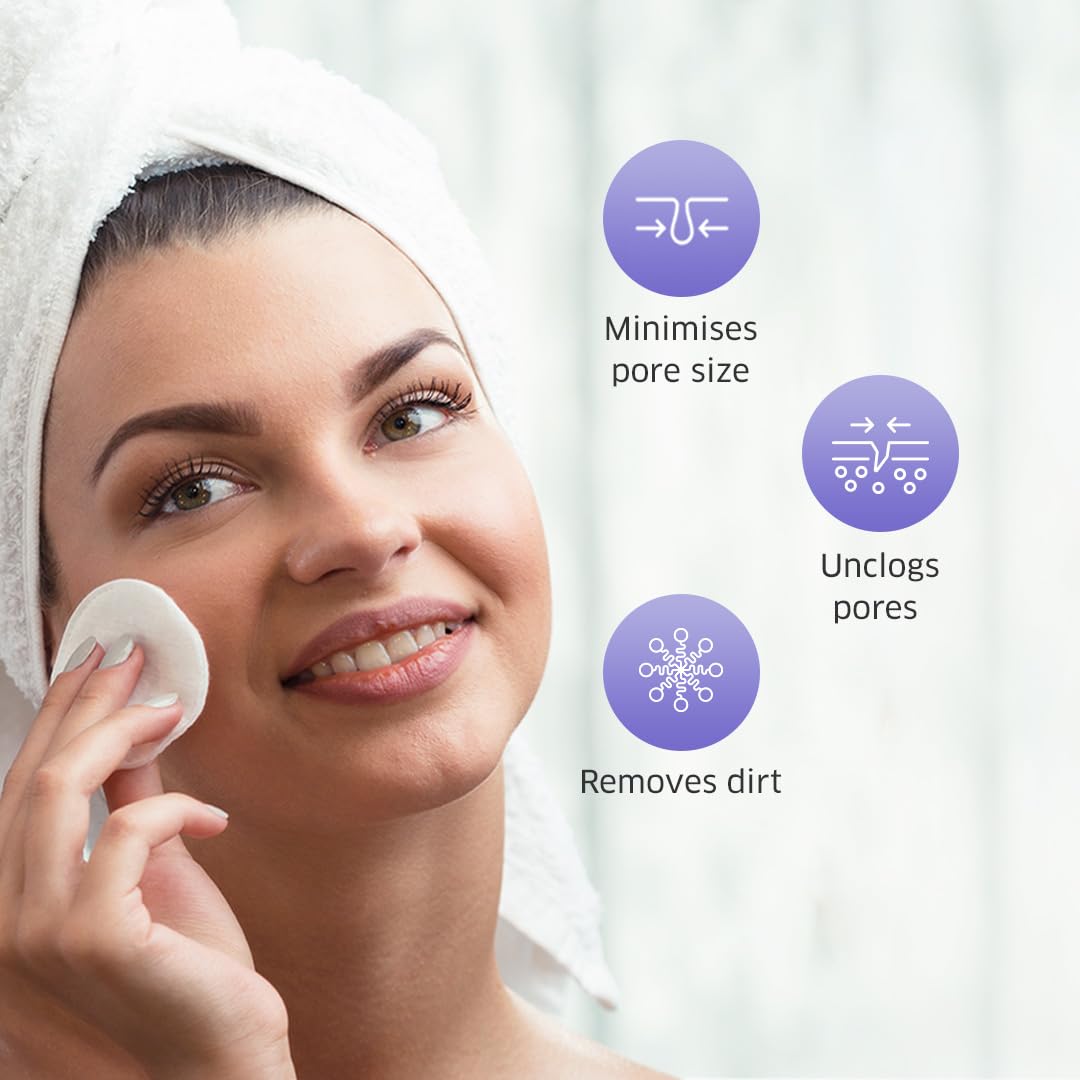 Dermafique Pore Minimizing Face Toner – 150ml, Toner for Oily Skin, Enriched with Glycolic Acid and Niacinamide, Skin Toner that Tighten Pores & Exfoliates Skin | Dermatologist Tested