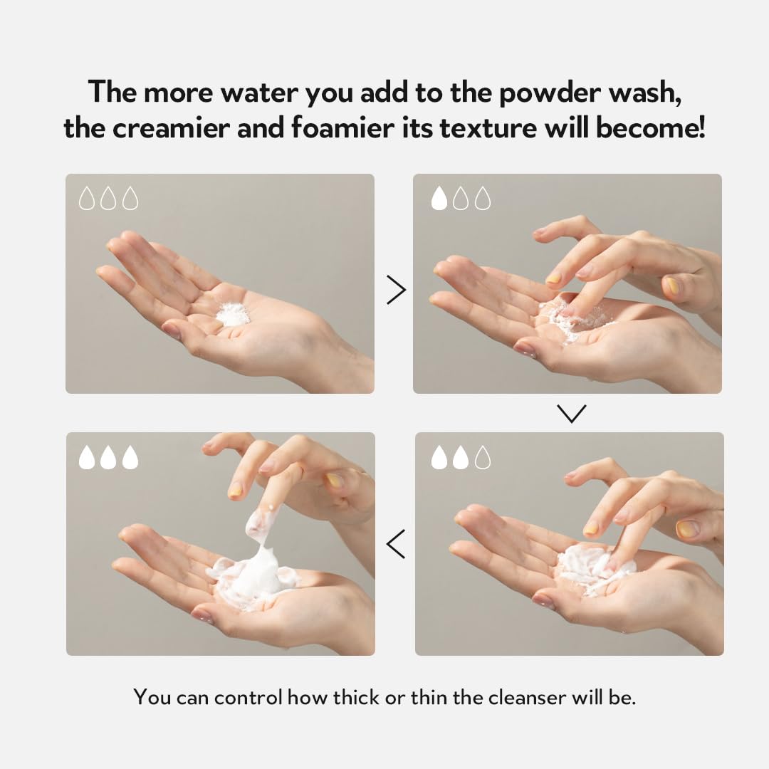 TIRTIR Hydro Boost Enzyme Cleansing Powder | Korean Skincare Face Cleanser with Enzymes & Hydration Boost | Mild Powder Wash for Daily Use