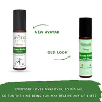Mystiq Living Stress Relief Roll On for Instant Relief from Stress, Anxiety, Calms the mind, Aromatherapy | Blend of Essential Oils