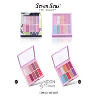 Seven Seas Moon Light Eyeshadow 10 Pigmented Colors Eyeshadow Palette| Long Wearing And Easily Blendable Eye Makeup Palette | Matte,Shimmery & Metallic Finish (Skin)
