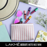 Lakmé Forever Matte Lipstick, Made With French Rose Oil Extracts, Red Wine, 4.5G