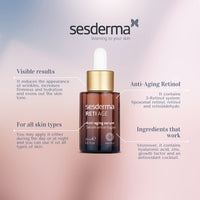 Sesderma Retiage Antiaging Facial Serum, 30ml