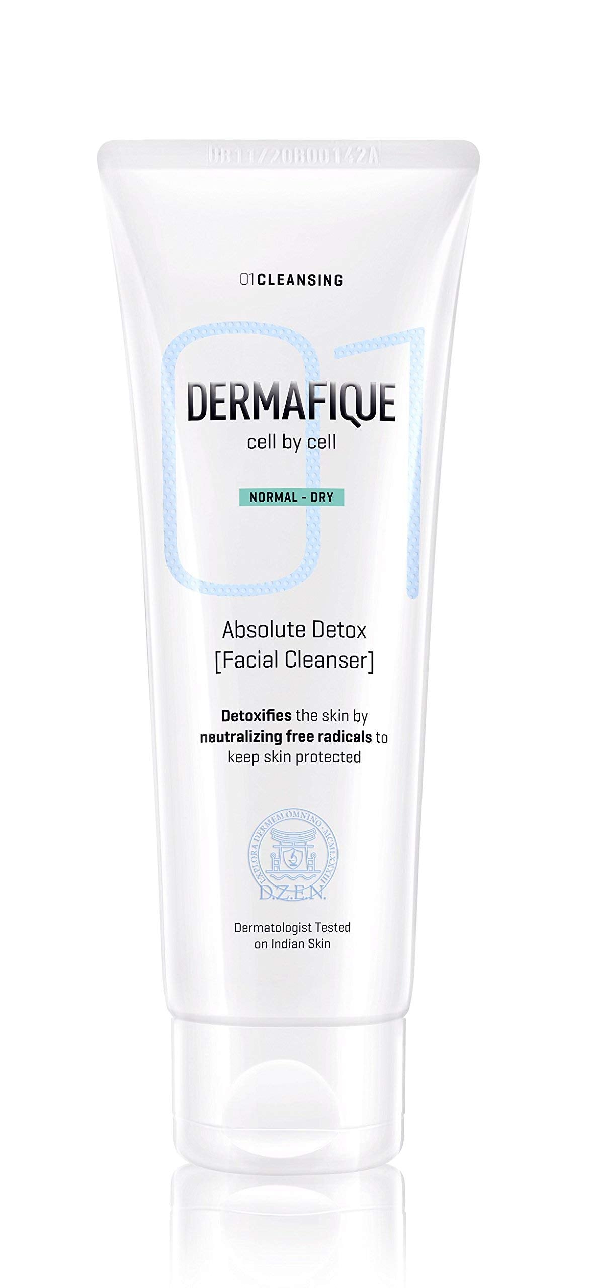 Dermafique Aquasurge Body Serum for Normal Skin, Dermatologist Tested (300ml) And Dermafique Absolute Detox Facial Cleanser for Normal To Dry Skin, Dermatologist Tested, Soap Free (100 ml)