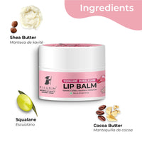 Pilgrim Squalane Hydra-Plumping Lip Balm+Lip Serum Combo(Bubblegum)|Lip Serum With Roll-On For Visibly Plump Lips|Soothing&Hydrating Dry&Chapped|Shea Butter&Pomegranate For Soft Lips,Pack Of 1,Pink