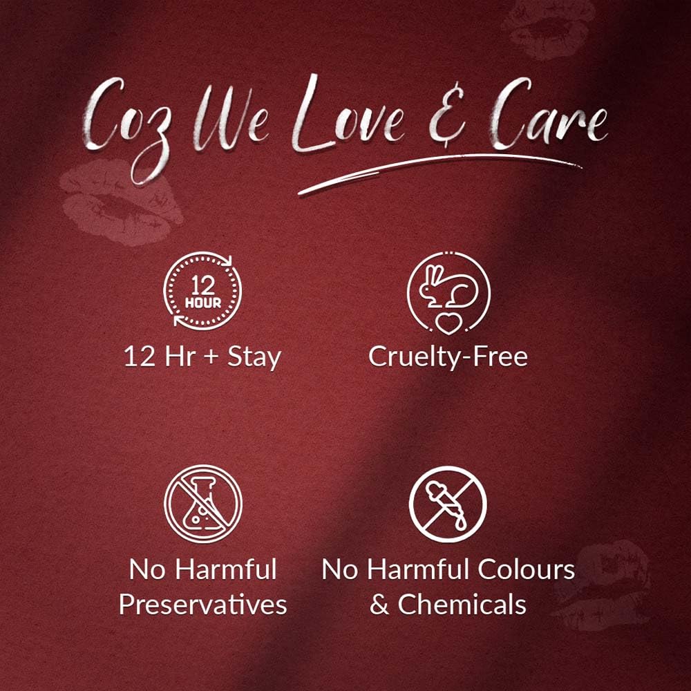 Oliva Liquid Lipstick, 12HR Long-lasting Matte Lipstick, Non Transfer, High Coverage, Water & Smudge Proof, Light Weight & Cruelty-Free - 2ml (Mul-Mul Berry 4)