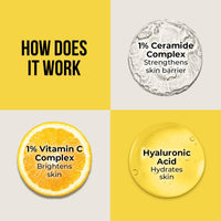 Dr. Sheth's Ceramide & Vitamin C Oil-Free Sunscreen SPF 50+ PA++++ | Clinically Tested- (In -Vivo) | For Healthy & Bright Skin | Lightweight & Non Greasy | For UVA/UVB & Blue Light & IR Protection | No white cast | For Oily Skin | For Men & Women | 50 g