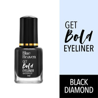 Blue Heaven Dip & Twist Nail Paint Remover, 40 ml & Blue Heaven Get Bold Matte Finish Eyeliner (Black, 7 ml)