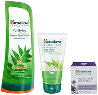 Himalaya Herbals Revitalizing Night Cream, 50g & Himalaya Herbals Purifying Neem Face Wash, 300ml & Himalaya Herbals Purifying Neem Face Wash, 150ml