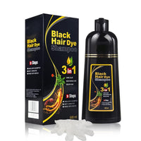 URBANMAC Herbal 3 in 1 Hair Dye Instant Black Hair Shampoo for Women & Men