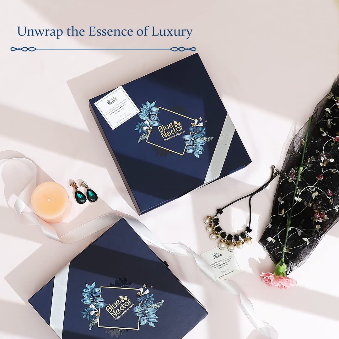 Blue Nectar Beauty Gift Box for Women & Men | Premium Skincare Combo of Body Lotion, Body Wash & Body Mist for Men & Women | Perfect Gift for Birthday & Anniversary | Pack of 3