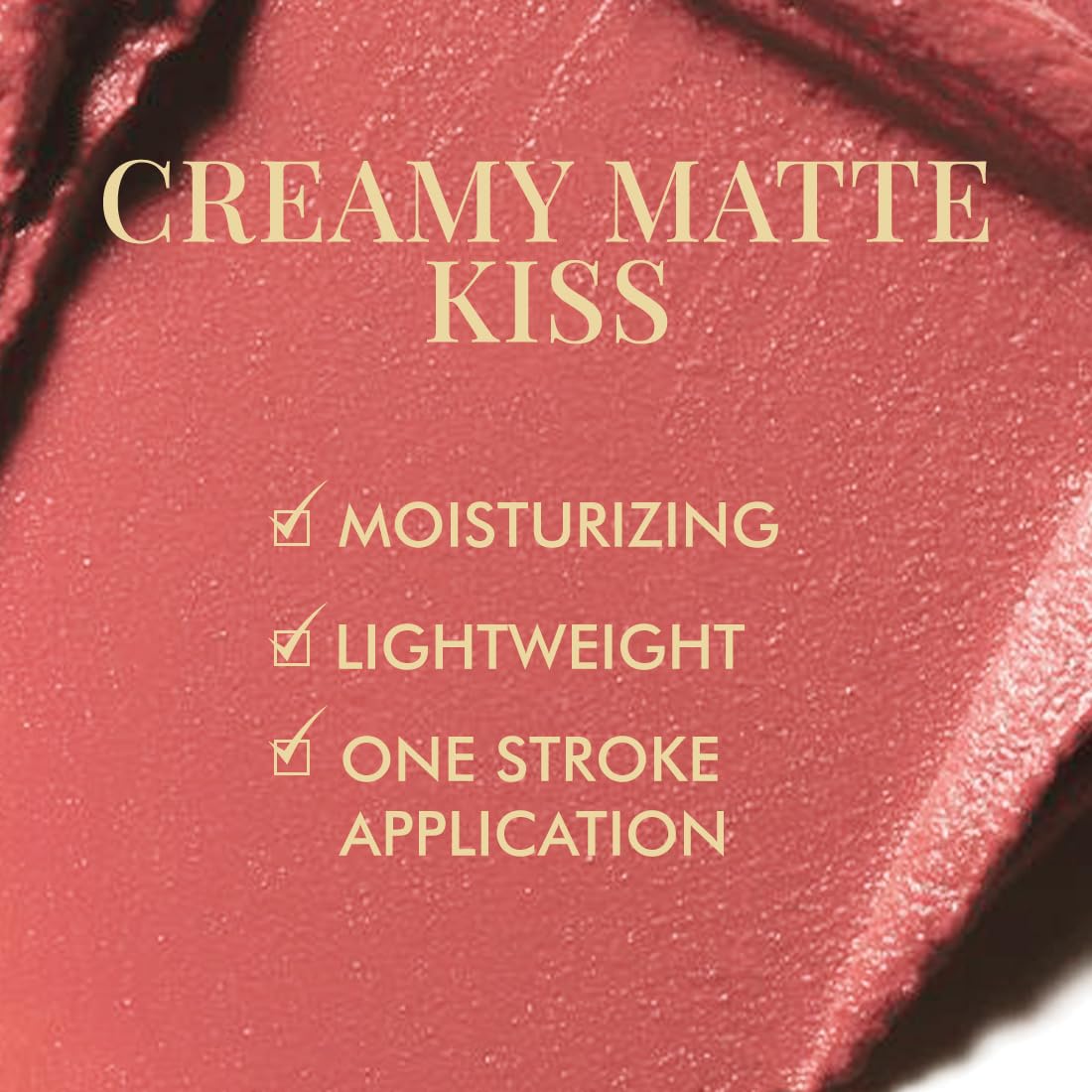 mCaffeine Shades Creamy Matte Kiss Bullet Lipstick | Moisturizing & Lightweight | Comfortable, Non-drying & Long Stay Lipstick | Infused with Cocoa Butter & Vitamin E | Lipstick for Women | 3.5 g - Mauve Velvet