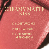 mCaffeine Shades Creamy Matte Kiss Bullet Lipstick | Moisturizing & Lightweight | Comfortable, Non-drying & Long Stay Lipstick | Infused with Cocoa Butter & Vitamin E | Lipstick for Women | 3.5 g - Mauve Velvet