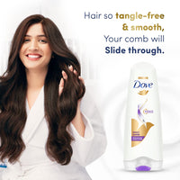 Dove Daily Shine Hair Conditioner with Nutritive Serum for Smooth & Shiny Hair, 335 ml (Pack of 2)