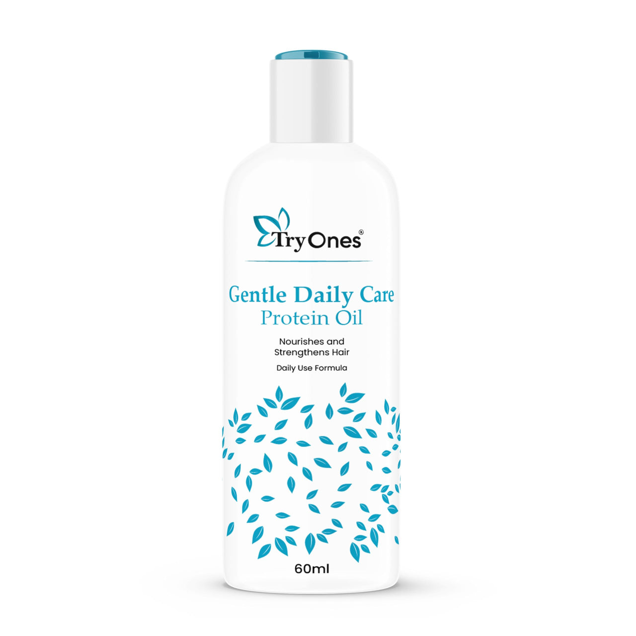 TryOnes Gentle Daily Care Protien Oil Nourish Gentle Protein Oil for Hair Care Advanced Non-Sticky Formula with Nourishing Oils Gentle Care for Ages (60ML)