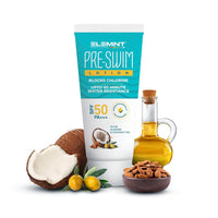 Elemnt Pre Swim Body Lotion for Kids & Adults | Chlorine Protection, Anti-tan Body Lotion, Protection from Sea Water Impurities & Pool Chemicals | Upto 60 mins of Water Resistance | 50 gm