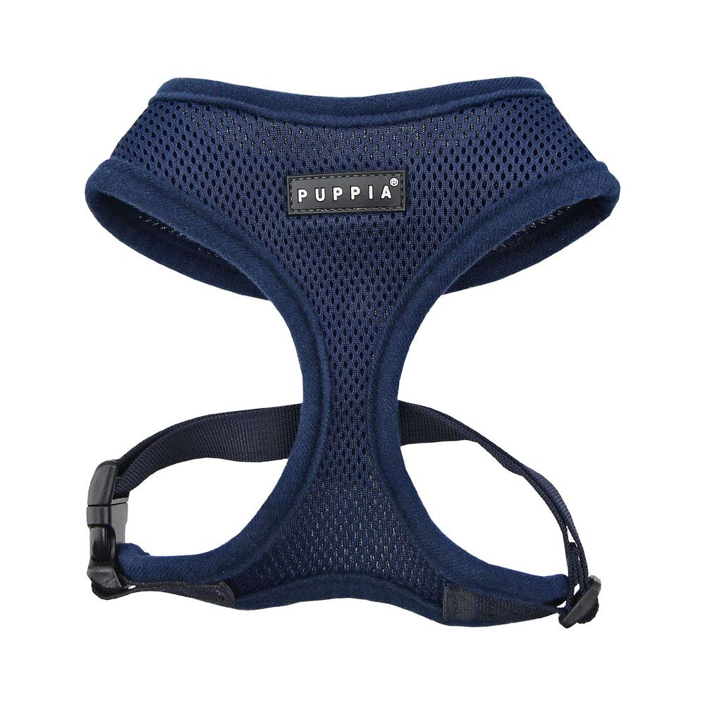 Puppia Soft Dog Harness, Navy, XX-Large (PDCF-AC30-NY-XXL)