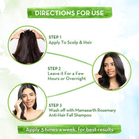 Mamaearth Rosemary Hair Growth Oil with Rosemary & Methi Dana for Promoting Hair Growth | Controls Hair Fall | Strengthens Hair | Stimulates New Hair Growth | Healthy Nourished Hair | 200 ml