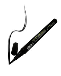 INSIGHT Cosmetics Liner Express Eye Pen, Black(Matte), 1.5g (Black) & Insight Non Transfer Lip Color, Matte Finish, 4ml (19 Dive)