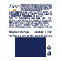 Dove Fresh Beauty Bar (pack of 6) 75g each for Hydrated Skin with Cucumber & Green Tea Leaves scent