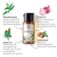 Brillare Argan Hair Oil & Brillare Real Mahabhringraj Oil with 14 Traditional Herbs Combo