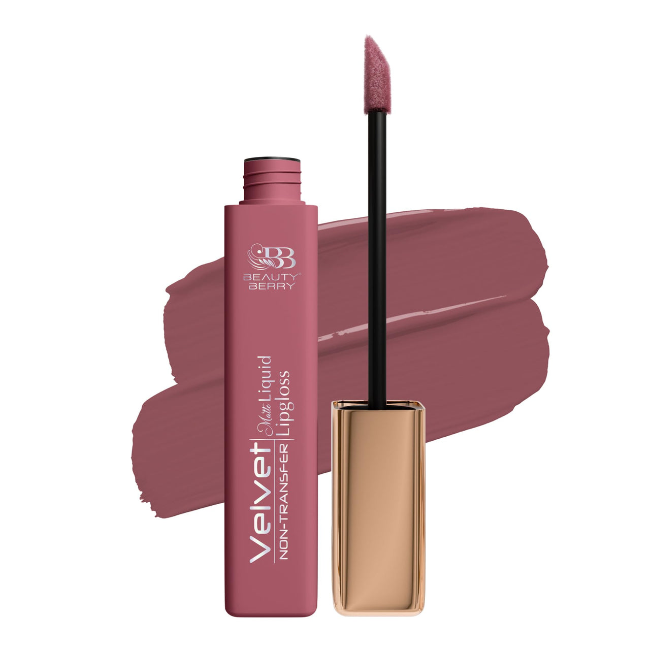 Beauty Berry Velvet Non Transfer Liquid Lipstick for Women | (French Kiss)
