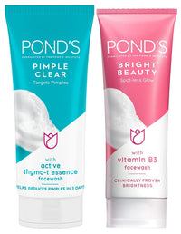 POND's Pimple Clear & Germ Removal Facewash 100 g&POND's Bright Beauty Spot-less Fairness & Germ Removal Facewash 100 g