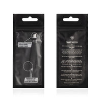 PAC Smart Tweezer for Eyebrow | Plucker Precision Tweezers for Hair Removal | Beauty Tool for Brows, Upper Lips, Eyelash Extension for Women | 100% Stainless Steel Flat Tip | Black - 1Pcs