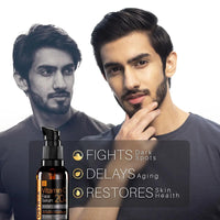 Ustraa 20% Vitamin C Face Serum - 30ml | 20% Vitamin C in Pure form | Anti-Aging, Brightening & Anti Acne Spot Gel- 15ml | Reduces 99.9% Pimple-Causing Germs, With 2% Salicylic Acid, Neem & Vitamin B3