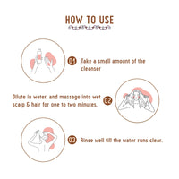 Avimee Herbal Shakuntala Daily Use Hair Cleanser | For Silky Hair | With Aloe, Apple Cider, Rice & Keratin Protein | Sulphate & Paraben Free Shampoo For Men & Women | 50 ml