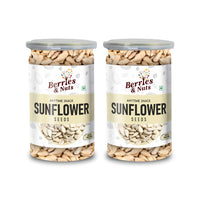Berries And Nuts Premium Sunflower Seeds | 400 Grams | 1 Bottle of 200 Grams