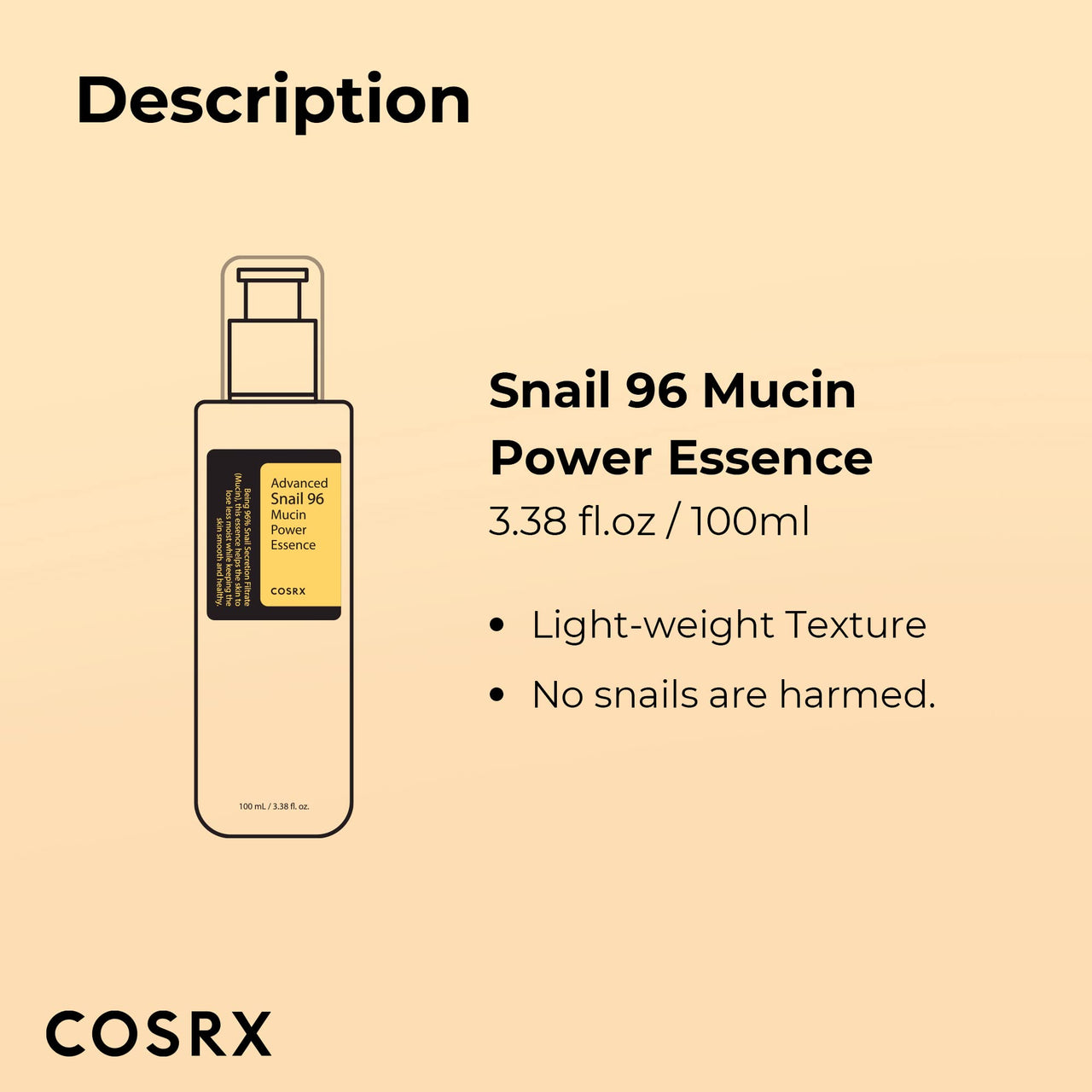 Cosrx Advanced Snail 96 Mucin Power Essence (100ml)