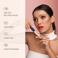 Swiss Beauty Liquid Light Weight Concealer With Full Coverage |Easily Blendable Concealer For Face Makeup With Matte Finish | Shade- Warm-Sand, 6g