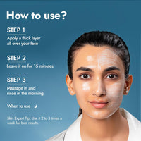 BiE DND Overnight Face Mask | With Ceramides & Bakuchiol For Skin Hydration | Collagen-boosting, Plumps Skin & Smooths Fine Lines | Non - Sticky Sleeping Mask | 50g