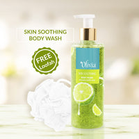 Olivia Body Wash, Skin Soothing Gel Wash With Aromatic Kaffir 250Ml - Free From Paraben, Silicone, Harmful Chemicals