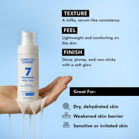 Conscious Chemist® Hydrating Milky Face Toner | 100ml | 7 Ceramide Complex & Niacinamide | Calms, Smoothens & Strengthens Skin Barrier | Toner for Glowing skin, For Men & Women, All Skin Types