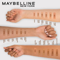 Maybelline New York Fit Me Matte+Poreless Liquid Foundation & Compact Powder, Fit Me Shade 115 Ivory, Everyday Base, Flawless Base Makeup,Oily Skin, Combo Pack, Effortlessly Glam Face, Beige