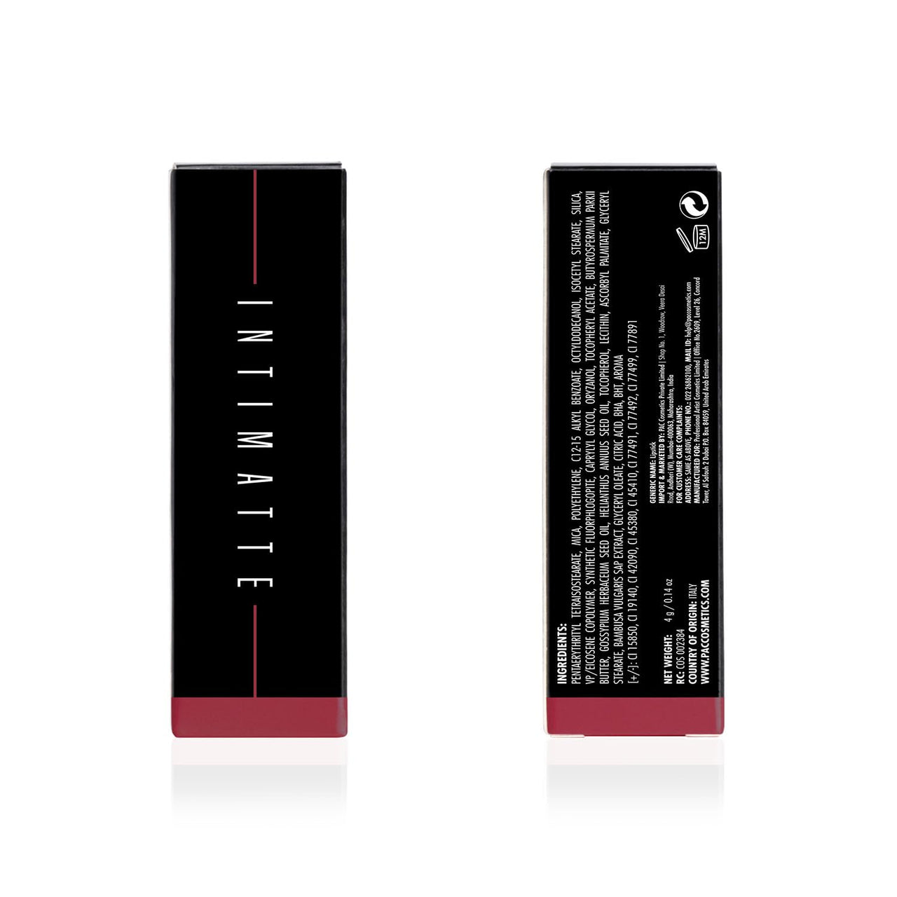 PAC Intimatte Lipstick (Urban Wild)
