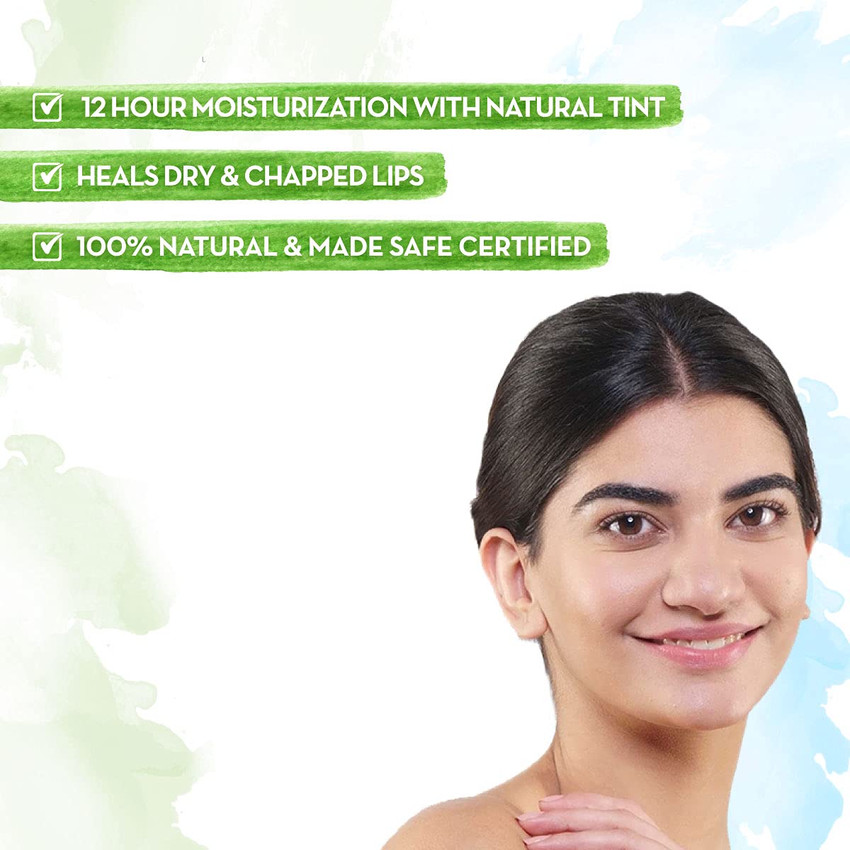 Mamaearth CoCo Tinted 100% Natural Lip Balm for women, with Cocoa and Vitamin E - 2 g