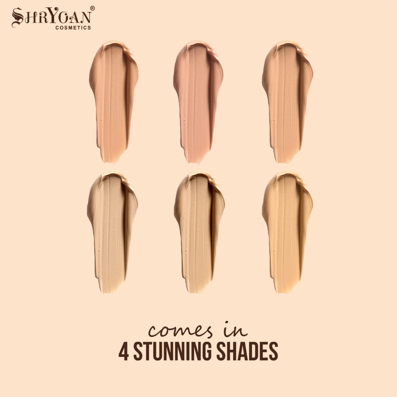 Shryoan Flawless Powder Foundation | Long Lasting, Silky Touch, Full Coverage, Natural Finish & Waterproof (30g)