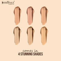 Shryoan Flawless Powder Foundation | Long Lasting, Silky Touch, Full Coverage, Natural Finish & Waterproof (30g)