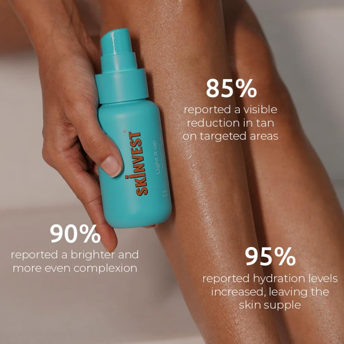 Skinvest Light it up Sunscreen body spray - SPF 40 PA ++++ 100ml | with Kumkumadi Tailam | De-tans & Hydrates | Brightens Skin Tone | Removes Pigmentation | For All Skin Types | No white cast | No alcohol | Dermatologist Tested