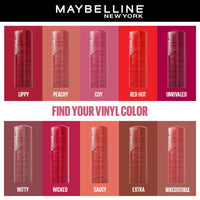 Maybelline New York SuperStay Vinyl Ink Liquid Lipstick - Extra, Instant Shine & Transfer Proof. SuperStay Vinyl Ink Liquid Lipstick Last Up To 16 Hours, Enriched With Vitamin E & Aloe | 4.2ml