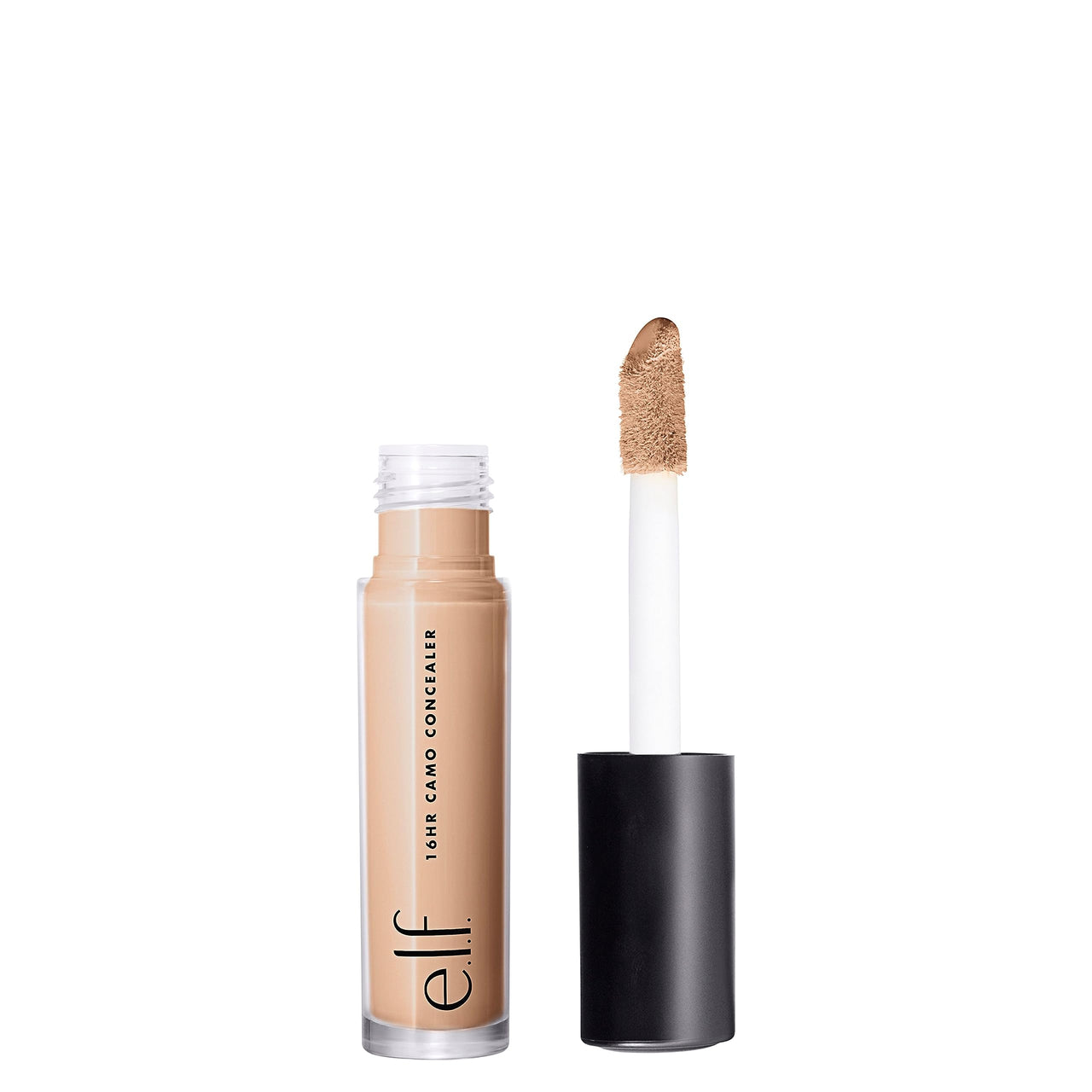 e.l.f. 16HR Camo Liquid Concealer, Full Coverage & Highly Pigmented, Matte Finish, Light Beige, 0.203 Fl Oz (6mL)