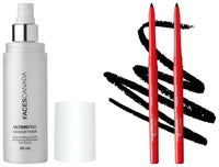 FACESCANADA Ultime Pro Makeup Fixer 50 Ml And Facescanada Magneteyes Metallic Kajal Pencil - Black,0.35G (Pack Of 2)